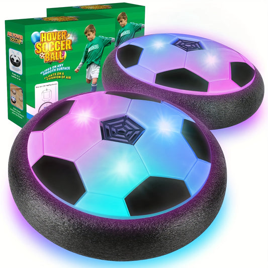 LED Voetbal Set met Schuim Bumper - Glijd-op Lucht Kussen Speelgoed voor Kinderen