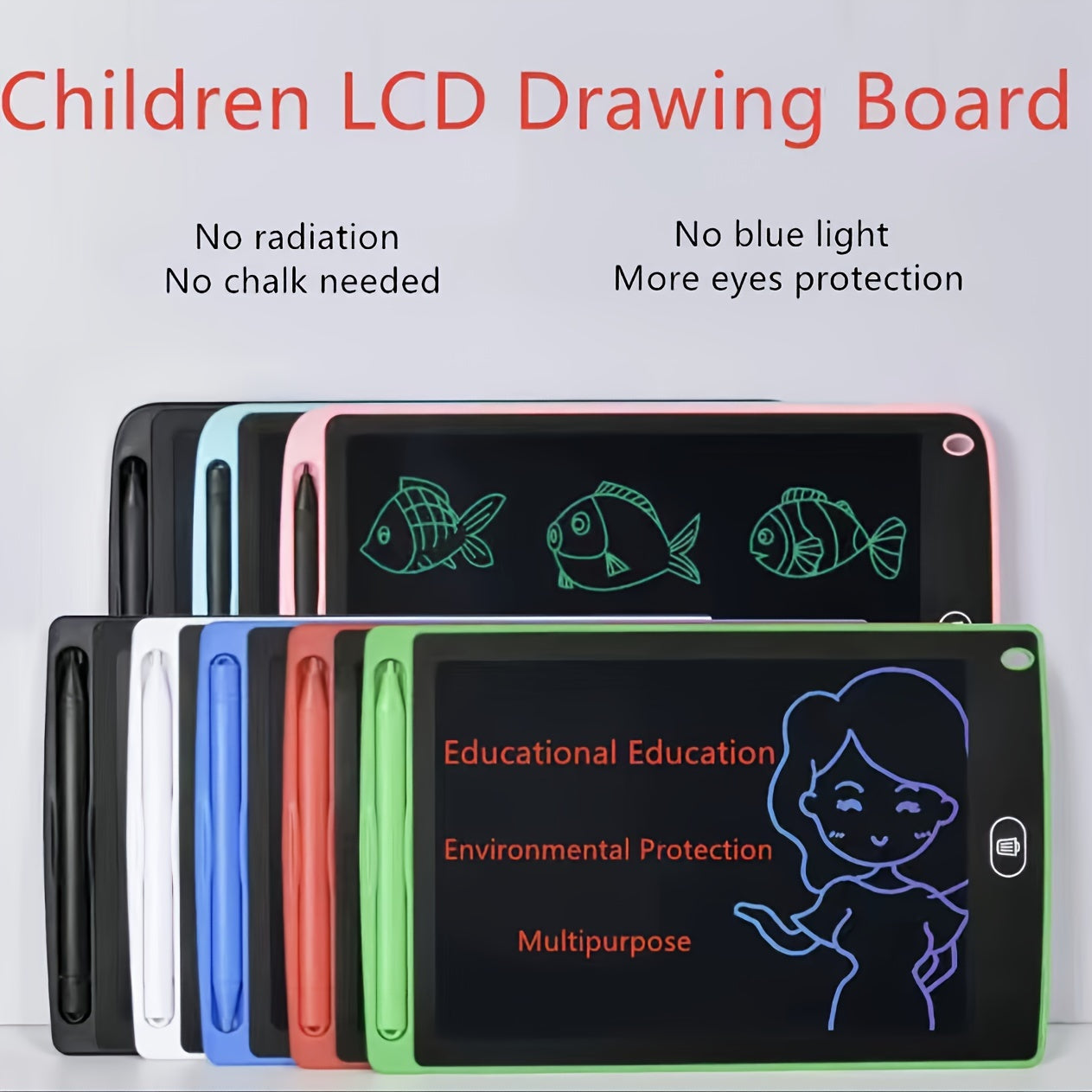 LCD Schrijf- en tekentablet van 8,5 inch / 21,6 cm voor kinderen