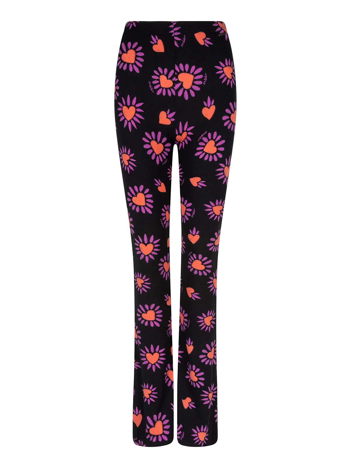 Soft flared legging sparkle heart