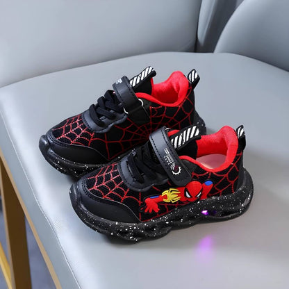 Superhelden LED Sneaker – Stoere Schoenen met Lichtjes voor Kids